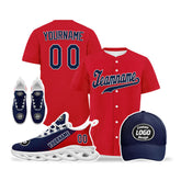 Custom Red Blue Jersey MaxSoul Shoes and Hat Combo Offer Personalized ZH-D0b008e-a